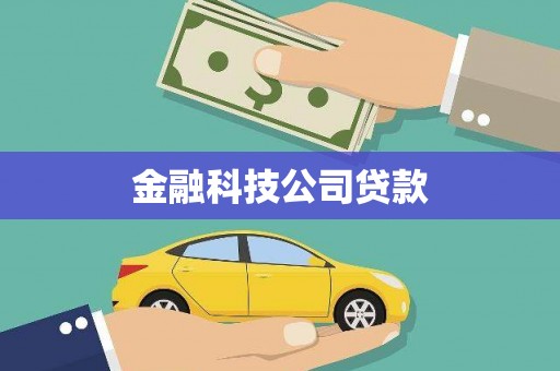 金州金融科技公司贷款