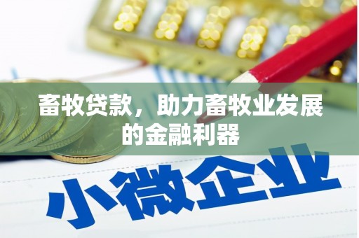 高淳畜牧贷款，助力畜牧业发展的金融利器