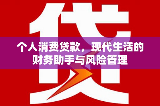 泸西个人消费贷款，现代生活的财务助手与风险管理