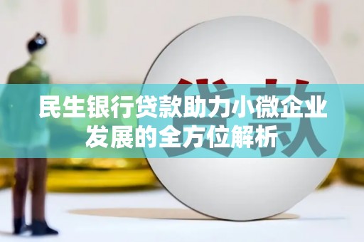 双城民生银行贷款助力小微企业发展的全方位解析
