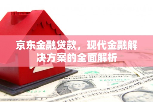 邵东京东金融贷款，现代金融解决方案的全面解析