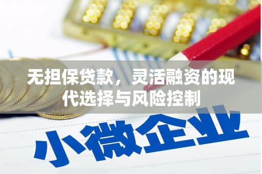 肇东无担保贷款，灵活融资的现代选择与风险控制