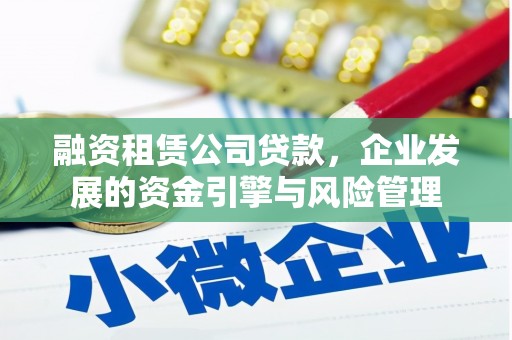 武江融资租赁公司贷款，企业发展的资金引擎与风险管理