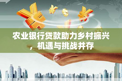大邑农业银行贷款助力乡村振兴，机遇与挑战并存